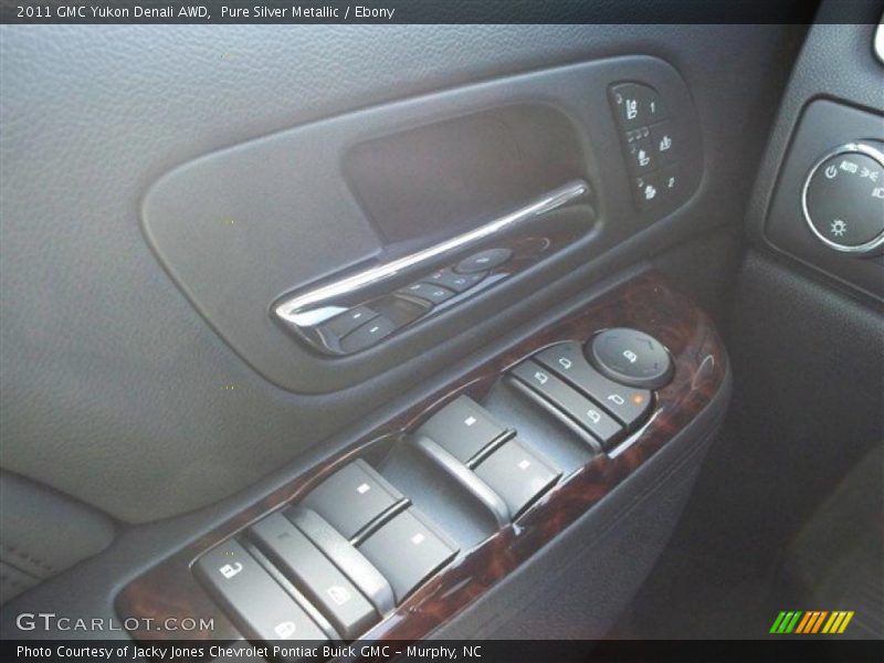Pure Silver Metallic / Ebony 2011 GMC Yukon Denali AWD