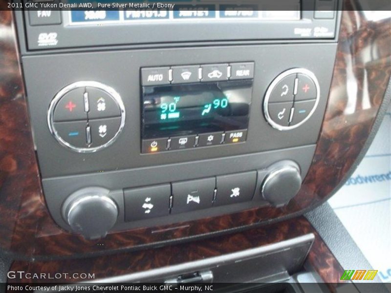Pure Silver Metallic / Ebony 2011 GMC Yukon Denali AWD