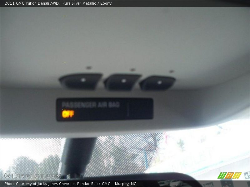 Pure Silver Metallic / Ebony 2011 GMC Yukon Denali AWD