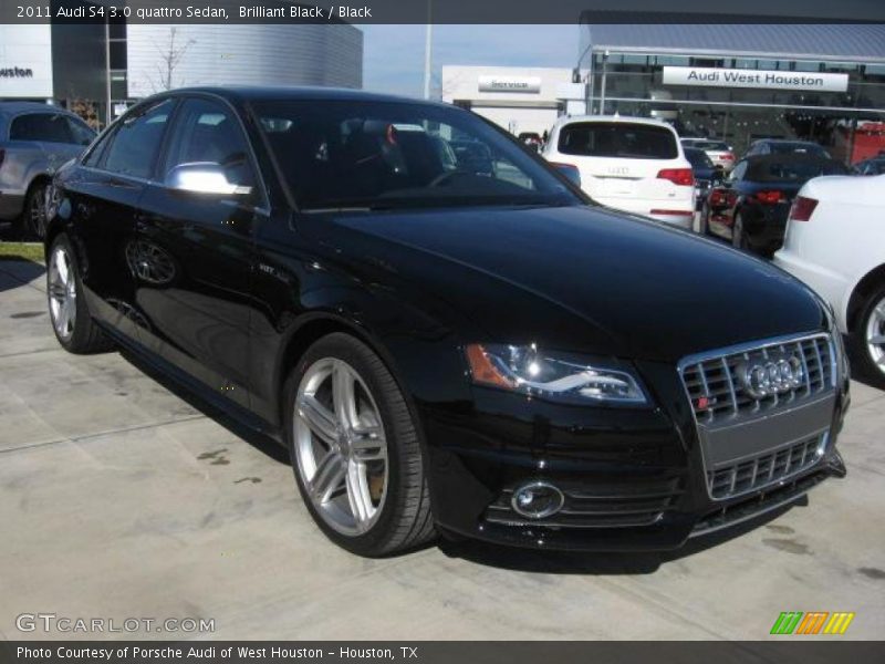 Brilliant Black / Black 2011 Audi S4 3.0 quattro Sedan
