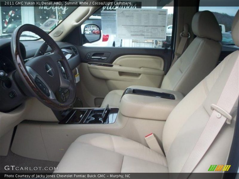  2011 Yukon XL Denali AWD Cocoa/Light Cashmere Interior