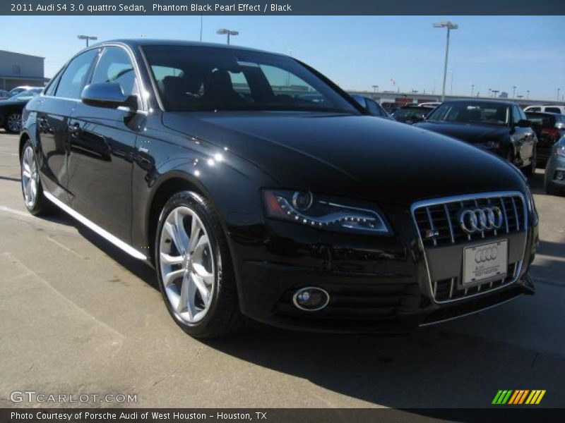 Phantom Black Pearl Effect / Black 2011 Audi S4 3.0 quattro Sedan