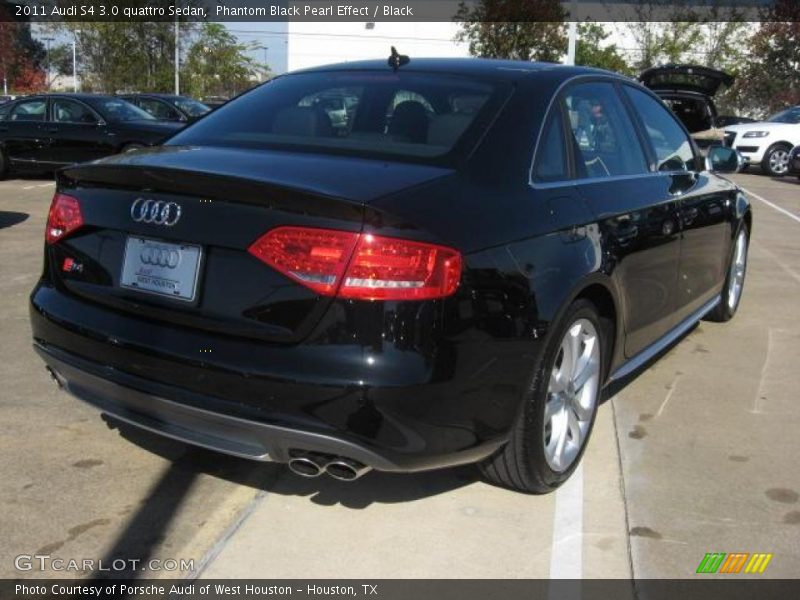 Phantom Black Pearl Effect / Black 2011 Audi S4 3.0 quattro Sedan