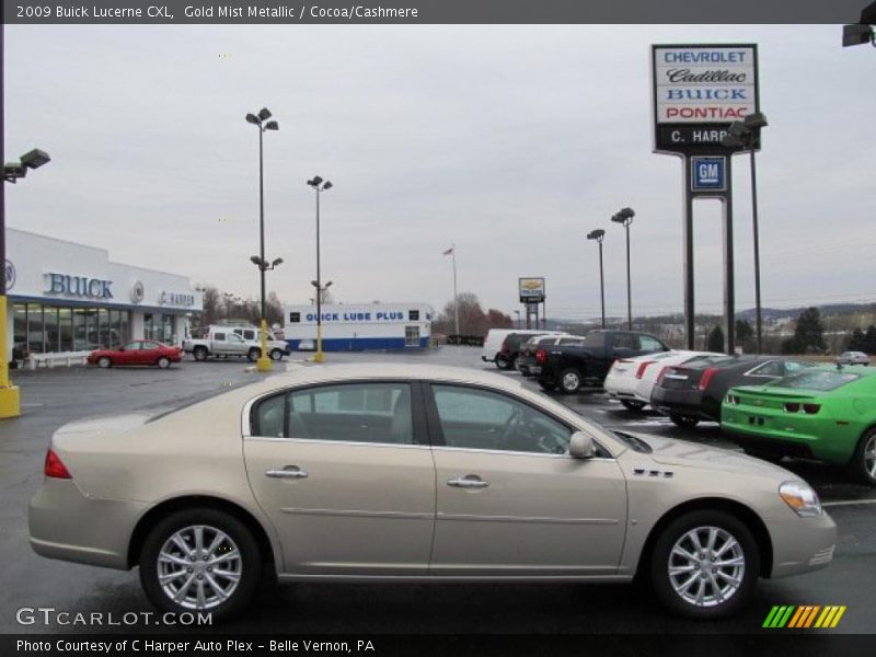 Gold Mist Metallic / Cocoa/Cashmere 2009 Buick Lucerne CXL