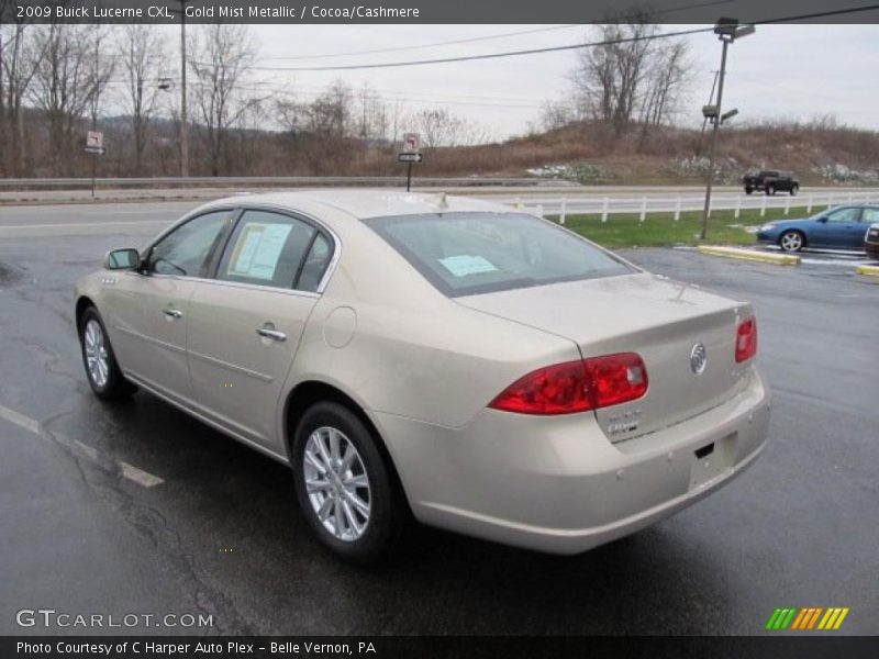 Gold Mist Metallic / Cocoa/Cashmere 2009 Buick Lucerne CXL