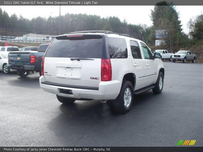 White Diamond Tintcoat / Light Tan 2011 GMC Yukon SLT 4x4