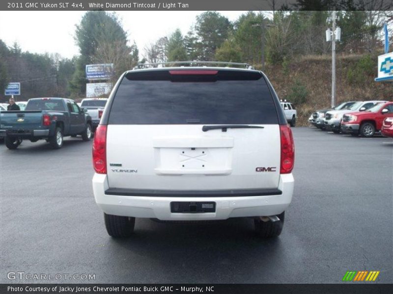 White Diamond Tintcoat / Light Tan 2011 GMC Yukon SLT 4x4