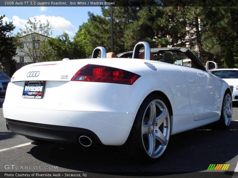 Ibis White / Madras Brown 2008 Audi TT 3.2 quattro Roadster