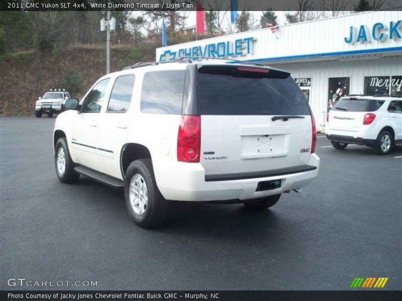 White Diamond Tintcoat / Light Tan 2011 GMC Yukon SLT 4x4