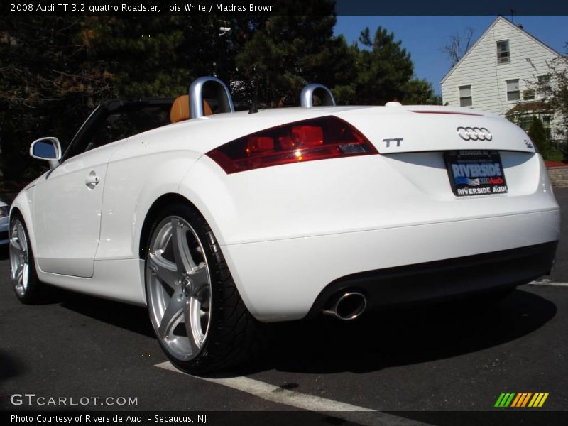 Ibis White / Madras Brown 2008 Audi TT 3.2 quattro Roadster