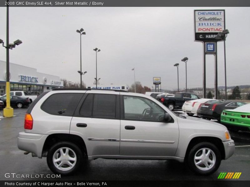 Silver Mist Metallic / Ebony 2008 GMC Envoy SLE 4x4
