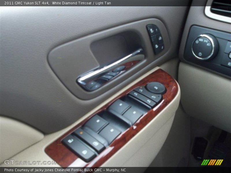 White Diamond Tintcoat / Light Tan 2011 GMC Yukon SLT 4x4