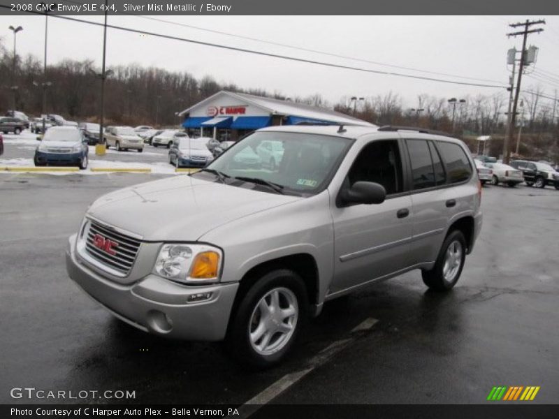 Silver Mist Metallic / Ebony 2008 GMC Envoy SLE 4x4