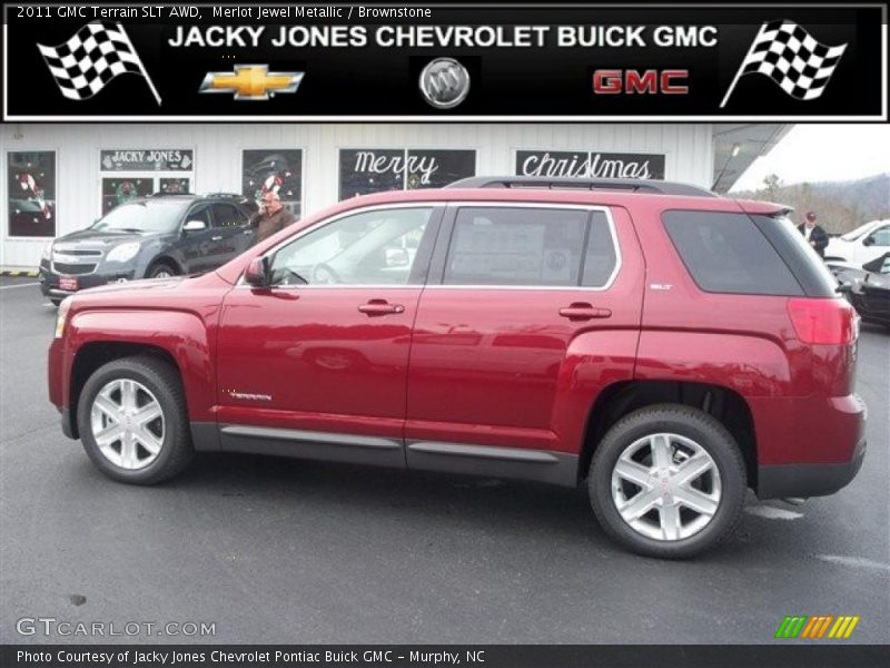 Merlot Jewel Metallic / Brownstone 2011 GMC Terrain SLT AWD