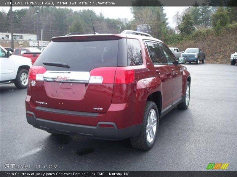 Merlot Jewel Metallic / Brownstone 2011 GMC Terrain SLT AWD