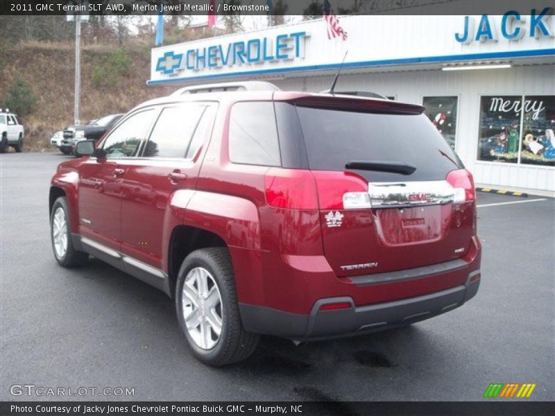 Merlot Jewel Metallic / Brownstone 2011 GMC Terrain SLT AWD