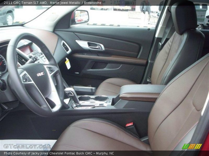  2011 Terrain SLT AWD Brownstone Interior
