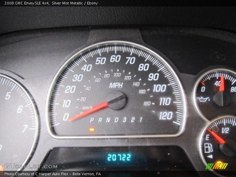Silver Mist Metallic / Ebony 2008 GMC Envoy SLE 4x4