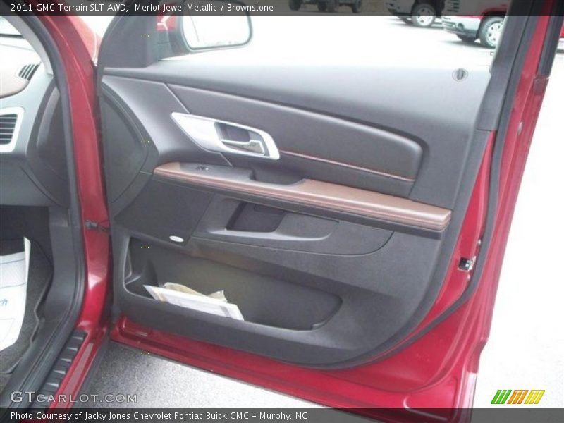 Merlot Jewel Metallic / Brownstone 2011 GMC Terrain SLT AWD