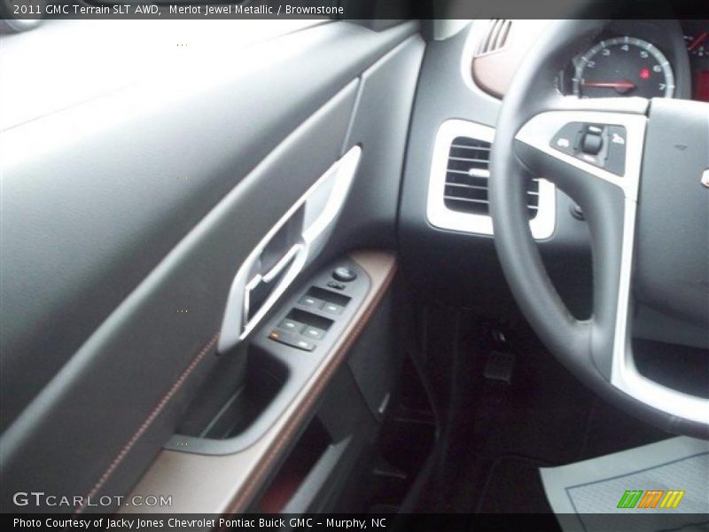 Merlot Jewel Metallic / Brownstone 2011 GMC Terrain SLT AWD