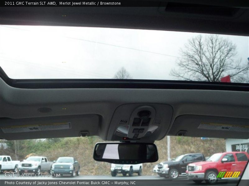 Merlot Jewel Metallic / Brownstone 2011 GMC Terrain SLT AWD
