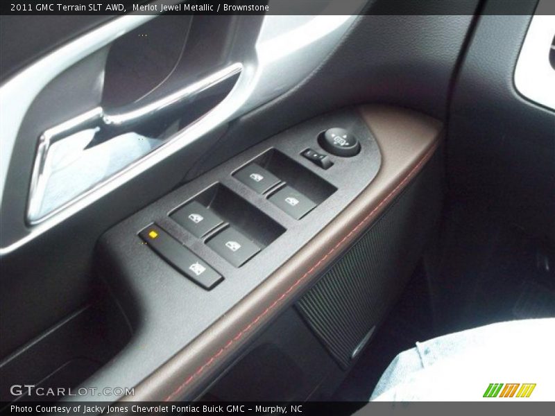 Merlot Jewel Metallic / Brownstone 2011 GMC Terrain SLT AWD