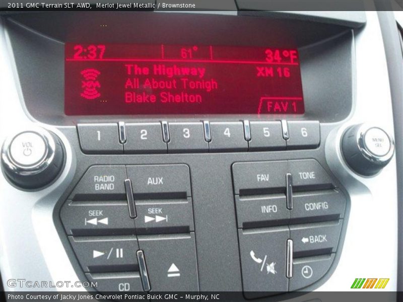 Merlot Jewel Metallic / Brownstone 2011 GMC Terrain SLT AWD