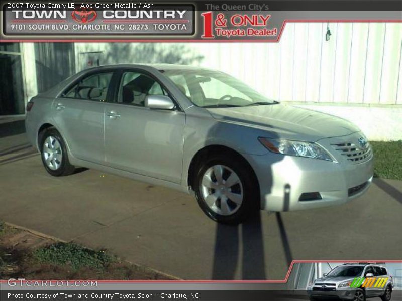 Aloe Green Metallic / Ash 2007 Toyota Camry LE