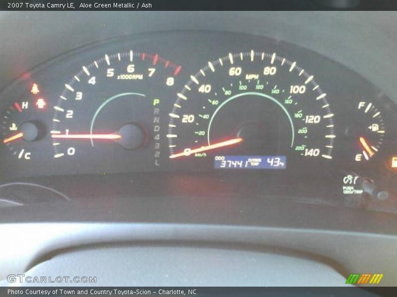 Aloe Green Metallic / Ash 2007 Toyota Camry LE