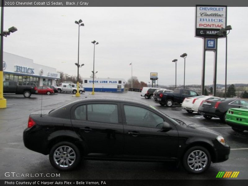 Black / Gray 2010 Chevrolet Cobalt LS Sedan
