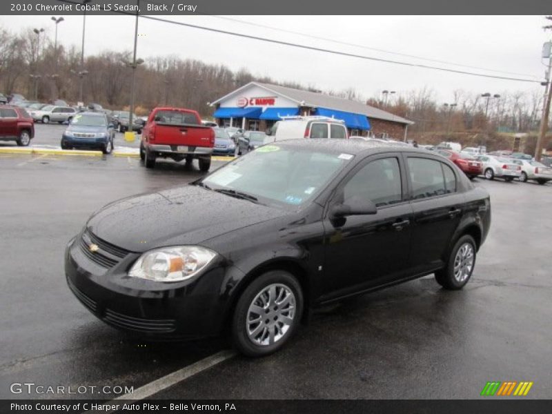 Black / Gray 2010 Chevrolet Cobalt LS Sedan