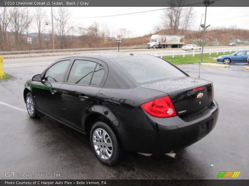 Black / Gray 2010 Chevrolet Cobalt LS Sedan