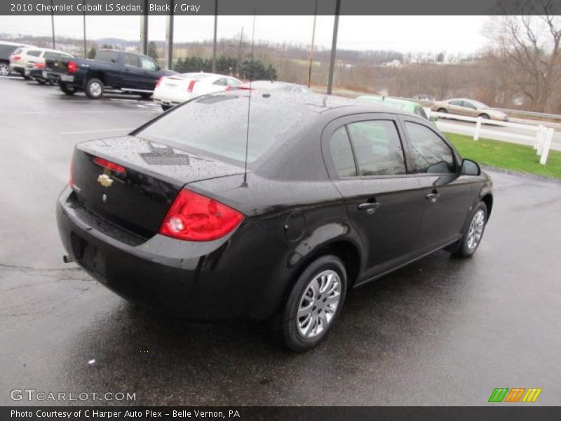 Black / Gray 2010 Chevrolet Cobalt LS Sedan