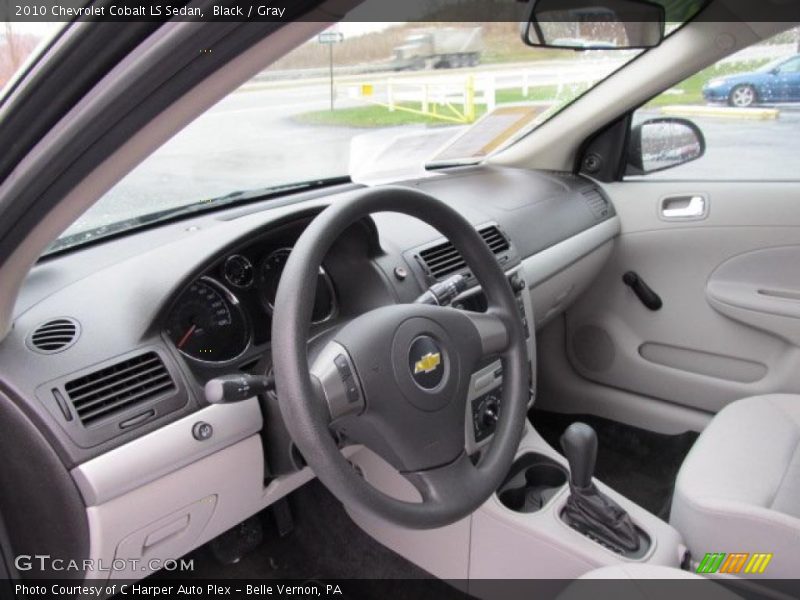 Black / Gray 2010 Chevrolet Cobalt LS Sedan