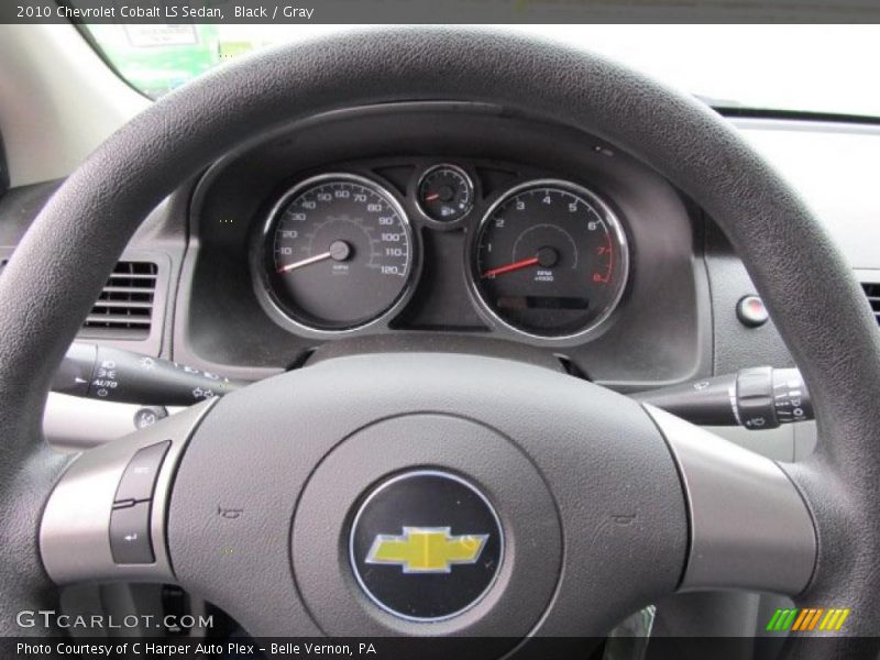 Black / Gray 2010 Chevrolet Cobalt LS Sedan