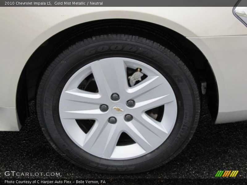 Gold Mist Metallic / Neutral 2010 Chevrolet Impala LS
