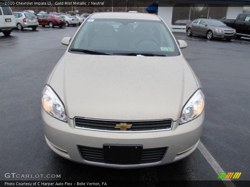 Gold Mist Metallic / Neutral 2010 Chevrolet Impala LS