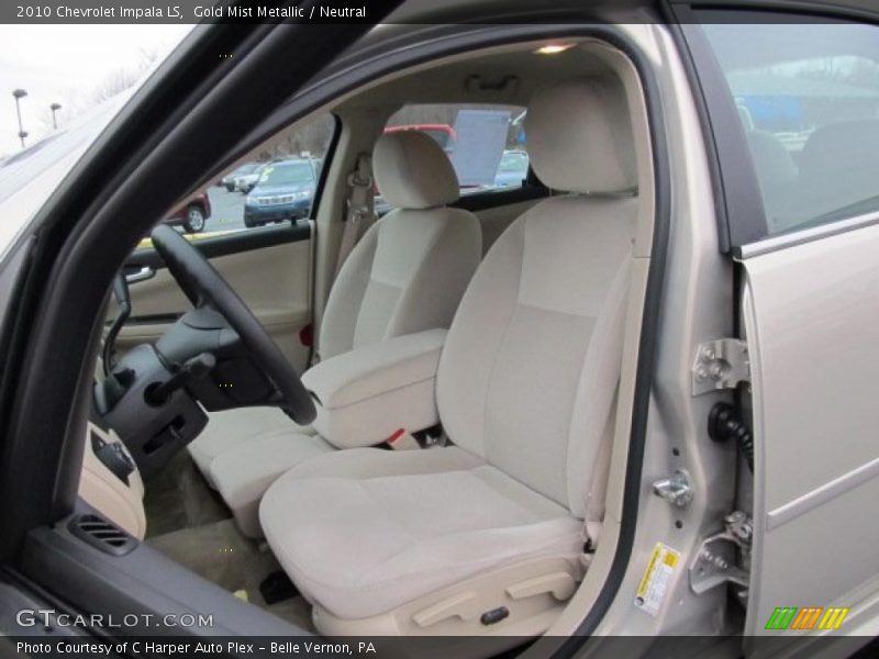 Gold Mist Metallic / Neutral 2010 Chevrolet Impala LS