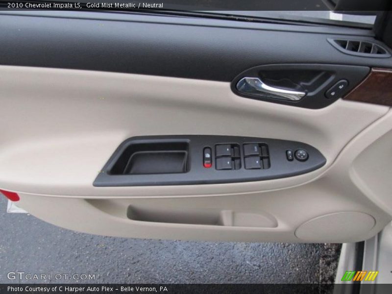 Gold Mist Metallic / Neutral 2010 Chevrolet Impala LS