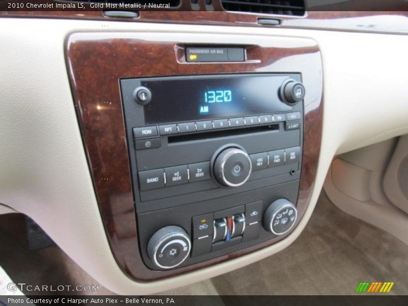 Gold Mist Metallic / Neutral 2010 Chevrolet Impala LS