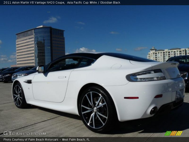  2011 V8 Vantage N420 Coupe Asia Pacific Cup White