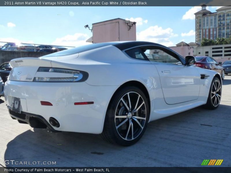  2011 V8 Vantage N420 Coupe Asia Pacific Cup White