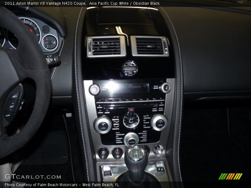 Controls of 2011 V8 Vantage N420 Coupe