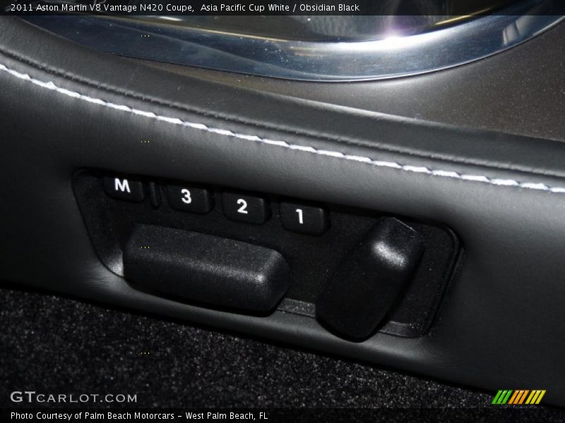Controls of 2011 V8 Vantage N420 Coupe