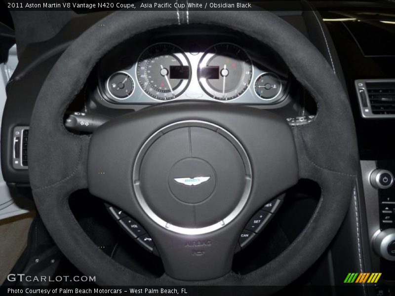  2011 V8 Vantage N420 Coupe Steering Wheel