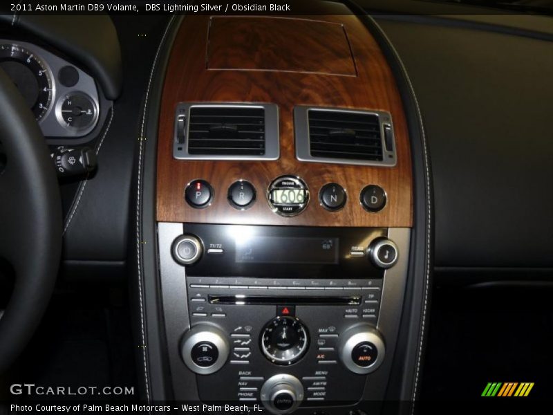 Controls of 2011 DB9 Volante