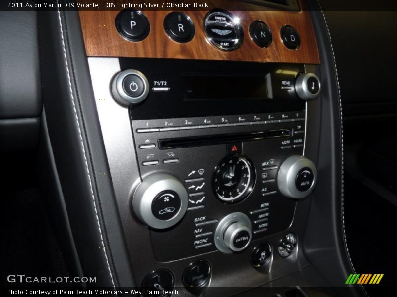 Controls of 2011 DB9 Volante