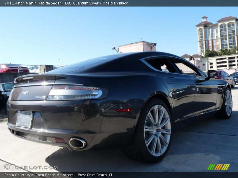 DBS Quantum Silver / Obsidian Black 2011 Aston Martin Rapide Sedan