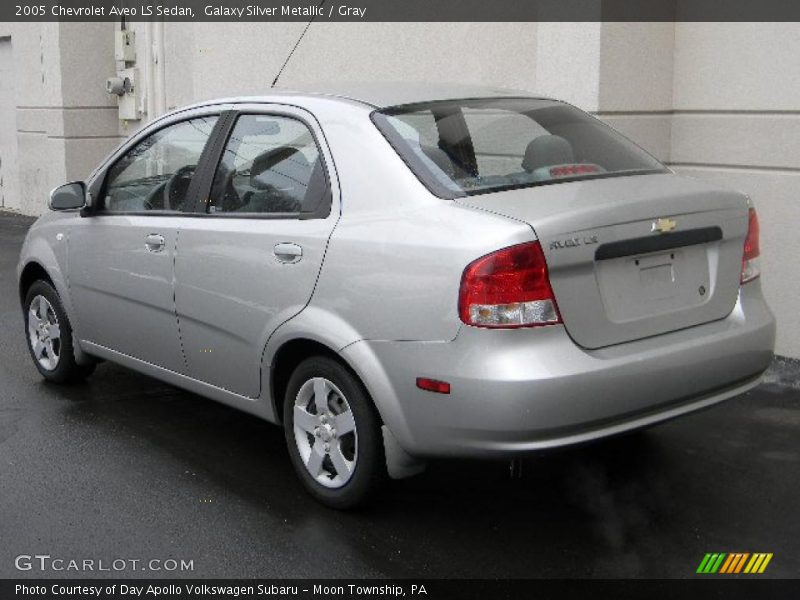 Galaxy Silver Metallic / Gray 2005 Chevrolet Aveo LS Sedan