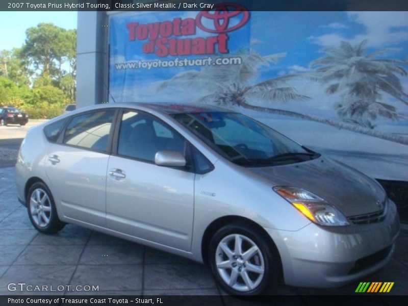 Classic Silver Metallic / Dark Gray 2007 Toyota Prius Hybrid Touring